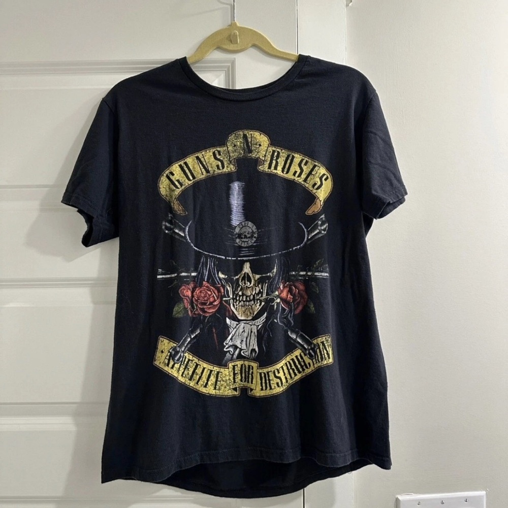 Guns N' Roses Black Graphic Short Sleeve Tee